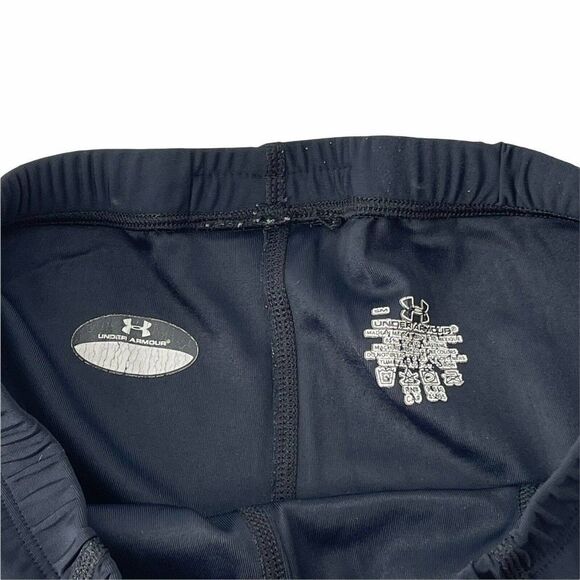 Under Armour Black Fitted Compression Shorts Womens Size Small Athletic Wear - Picture 4 of 6